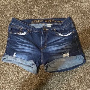 VIP Dark Blue Jean Shorts